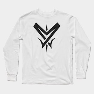 Tribal Black "M" Long Sleeve T-Shirt